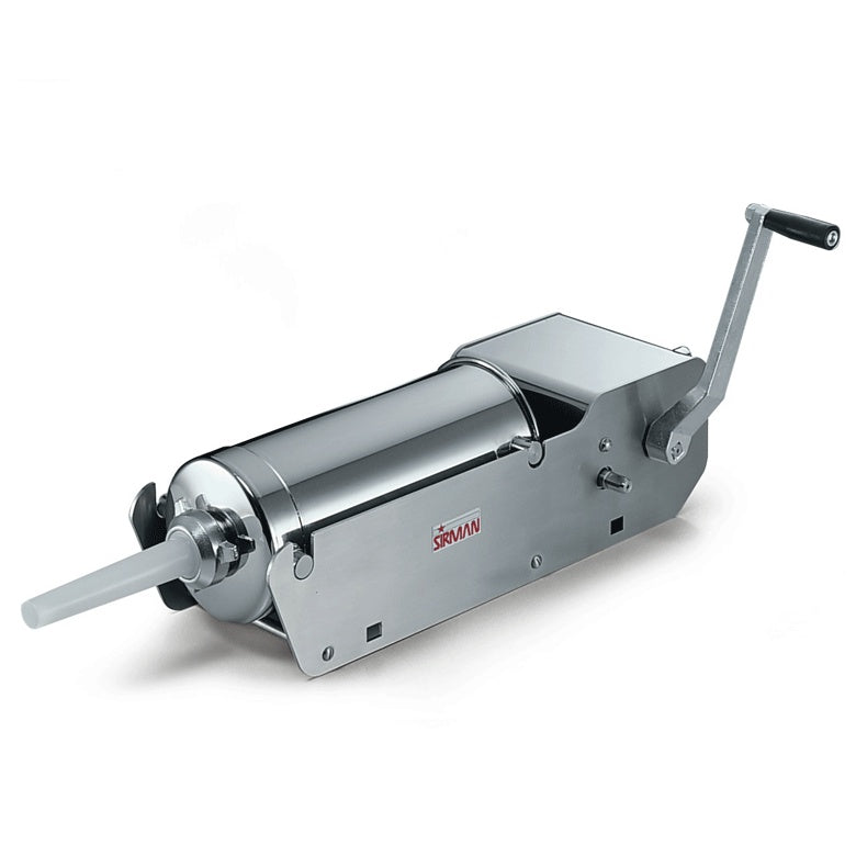 Horizontal Manual Sausage Stuffer, 8 L, 2-Speed