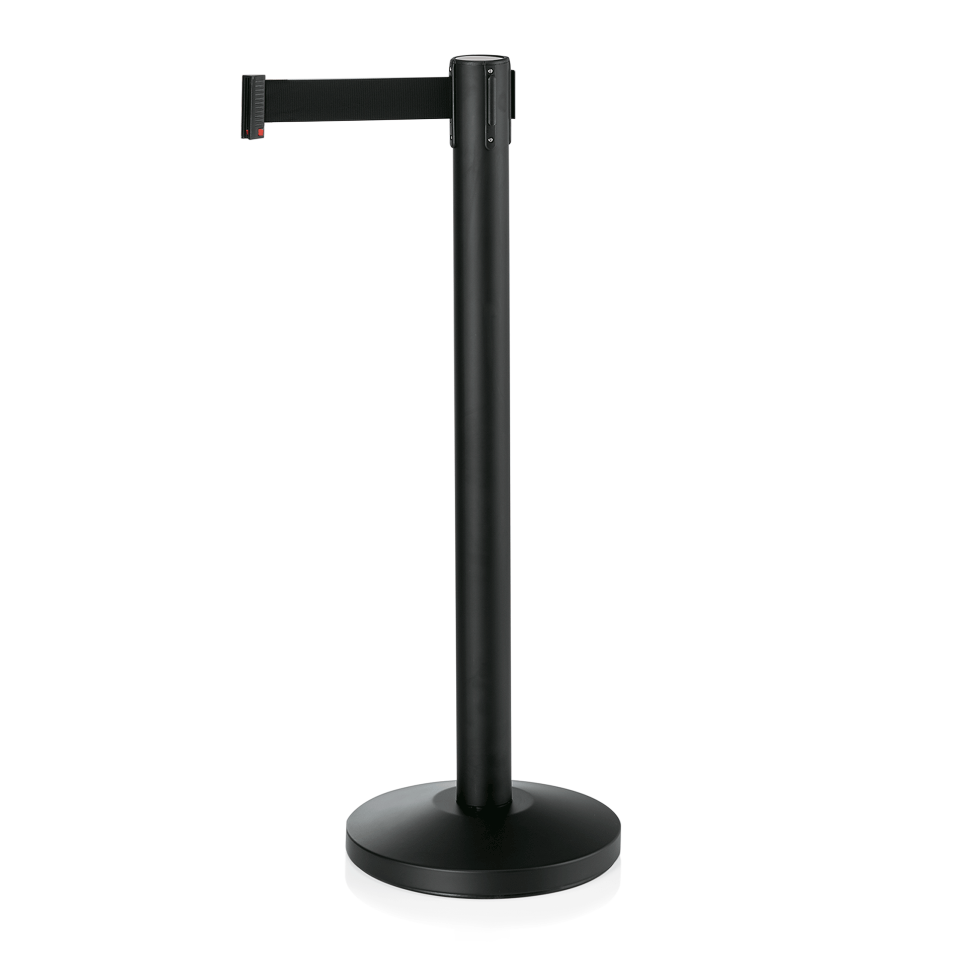 Was Barrier Post Set Lightflex, Black, Black Webbing, Set of 2