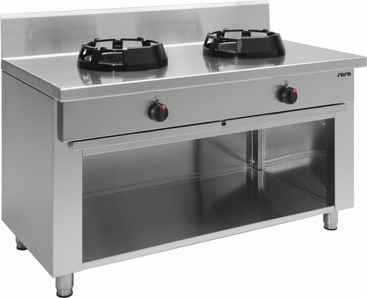 Floor-Standing Gas Wok Cooker, 2 Burners, 42 kW