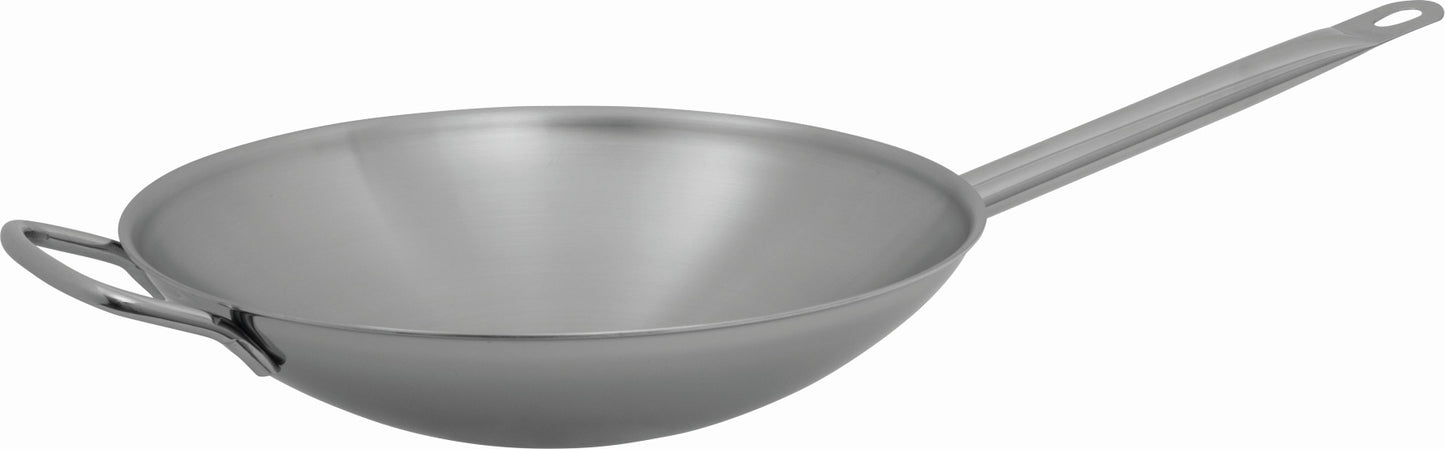 Stainless Steel Wok Pan, Ø 350 mm