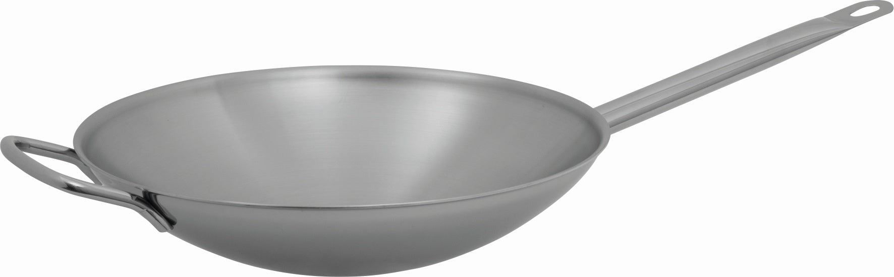 Stainless Steel Wok Pan, Ø 350 mm