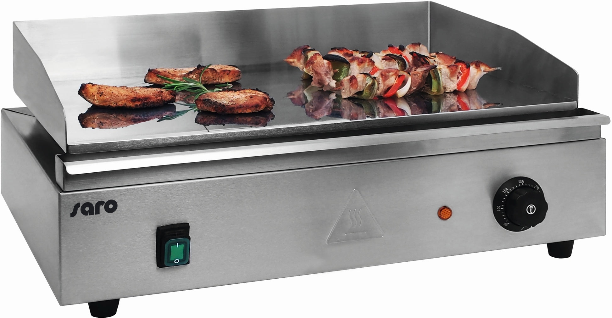 Electric Smooth Griddle, 2.4 kW, 50-300°C