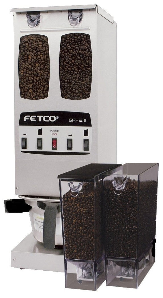 Dual-Hopper Batch Coffee Grinder, 2×2.27 kg, 0.37 kW