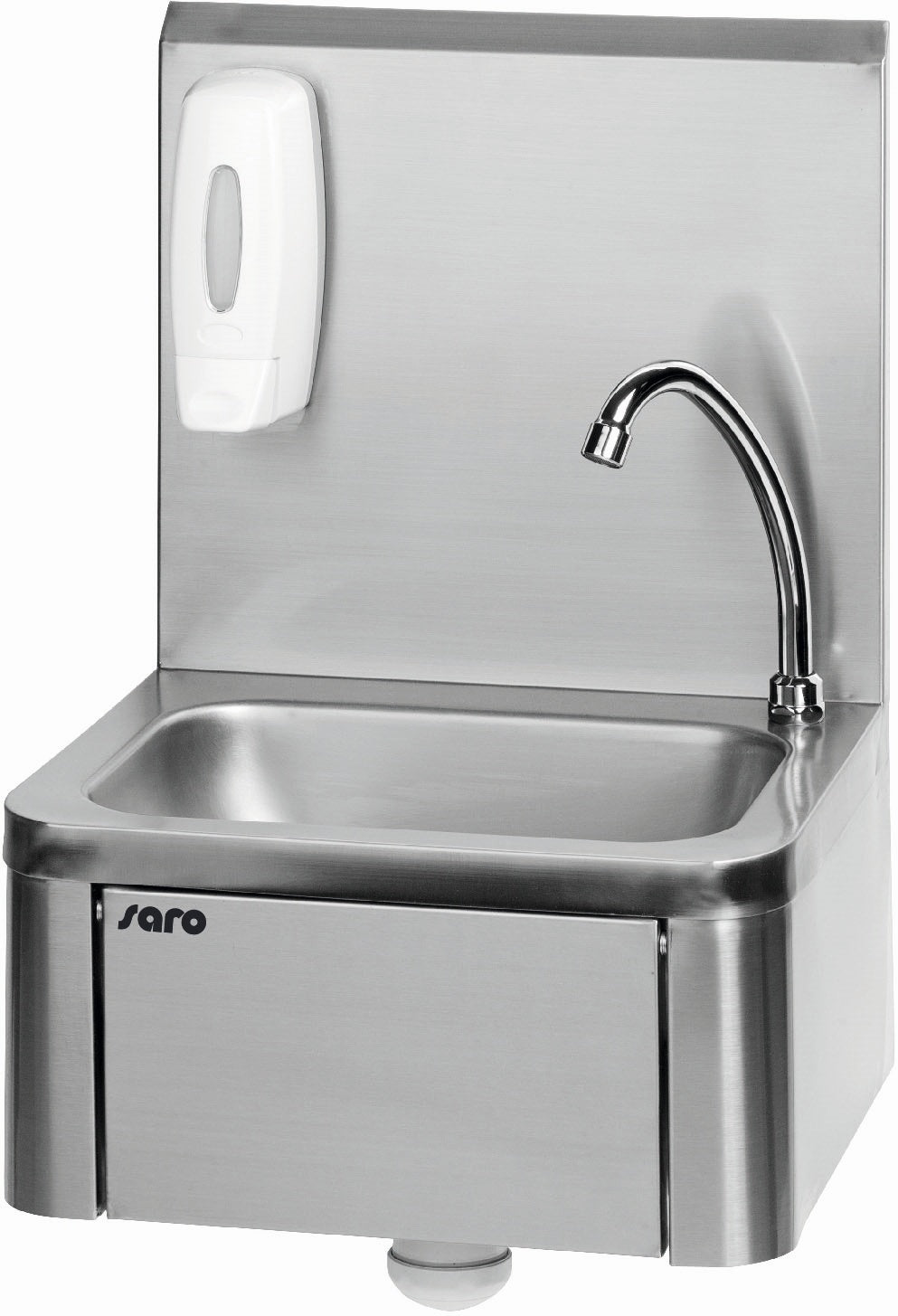 Wall-Mounted Hand Wash Basin, Knee-Op, 400mm