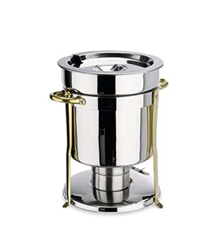 Round Chafing Dish, Candle, 6.5 L