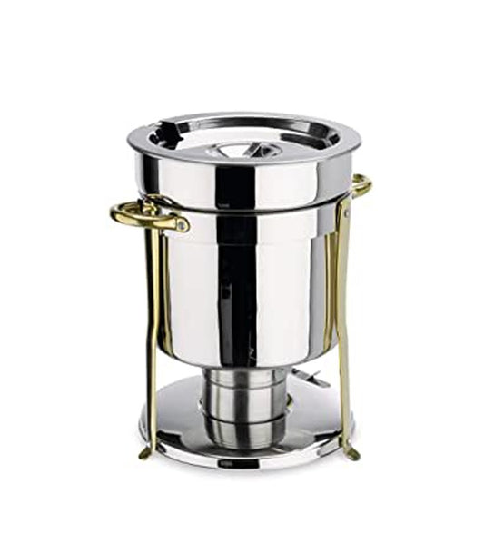 Round Chafing Dish, Candle, 6.5 L