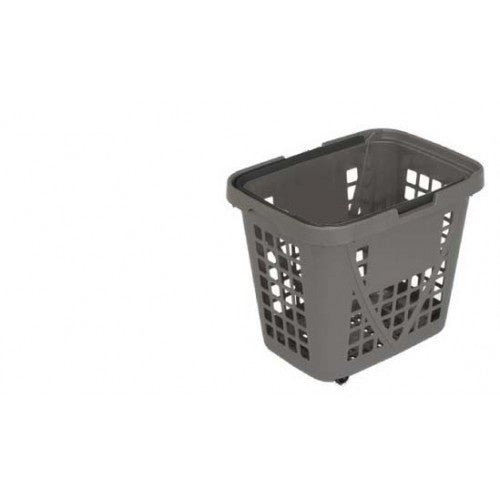 XXL Rolling Shopping Basket, 80 L