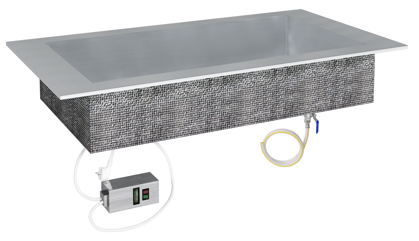 Drop-in warming tray  (depth 210 mm)