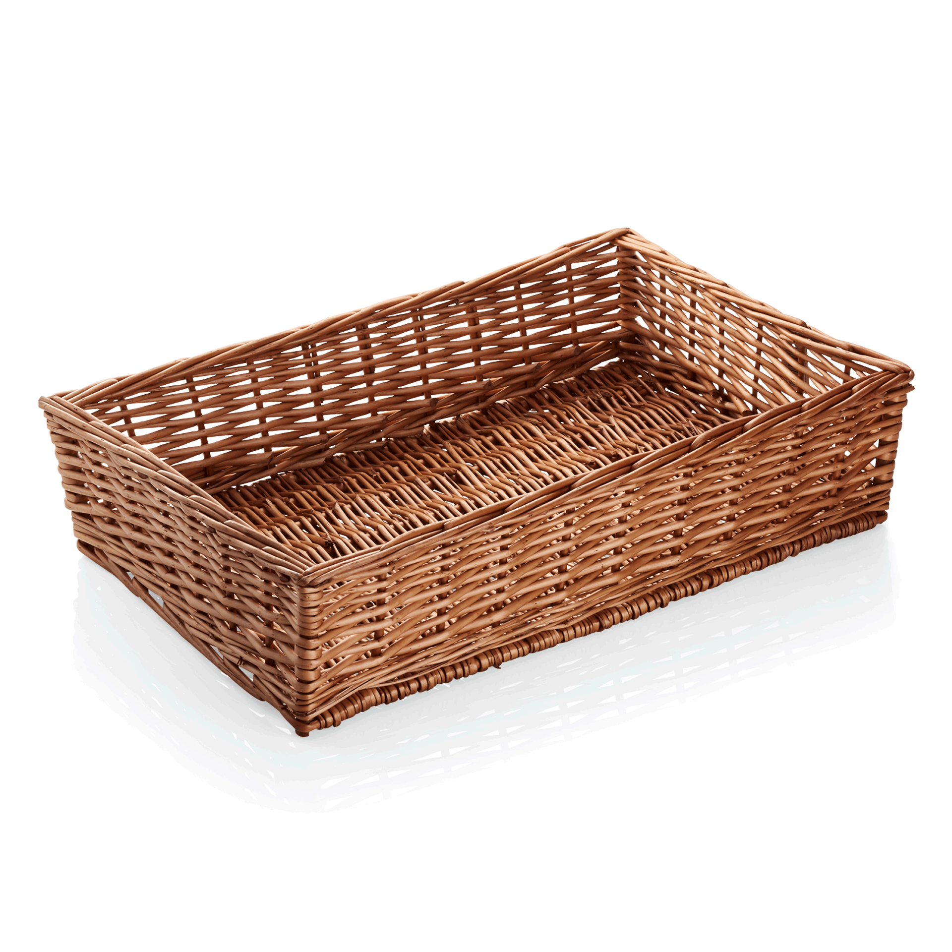 Essentials Willow Buffet Basket, 600 x 400 x 140 mm