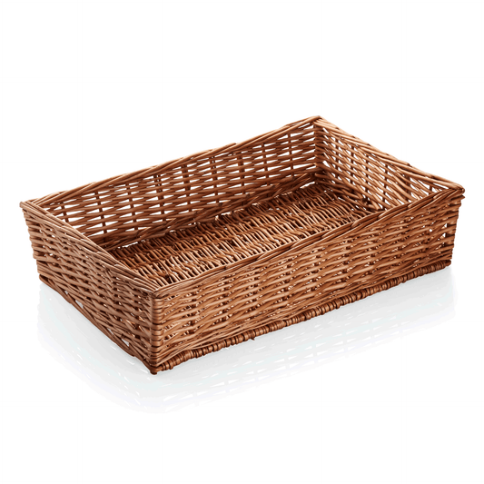 Essentials Willow Buffet Basket, 600 x 400 x 140 mm