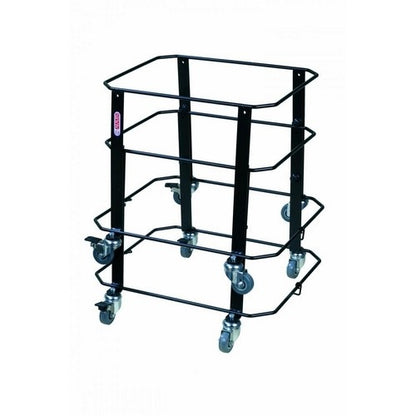 Wheeled Basket-Trolley, Polypropylene, Stackable