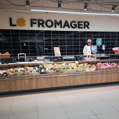 Serve-Over Refrigerated Counter, All-Glass, M1/M2