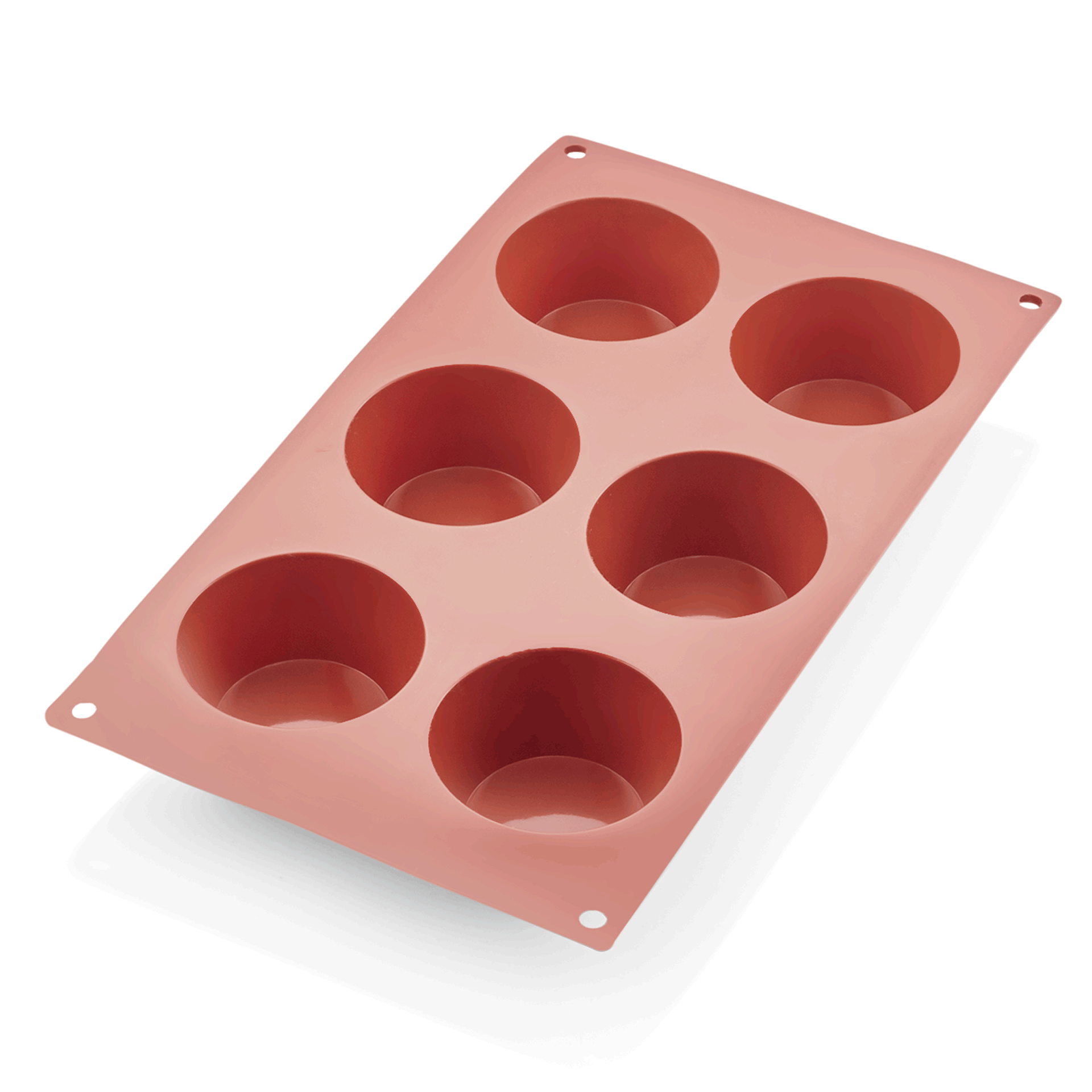 Was Bakeflex Silicone Muffin Mould, 6 x Ø65 mm