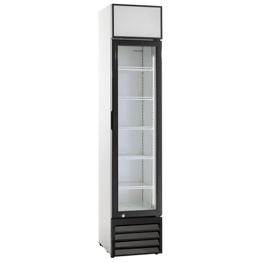 Beverage Display Cooler, 160 L, 0/+10°C, Black