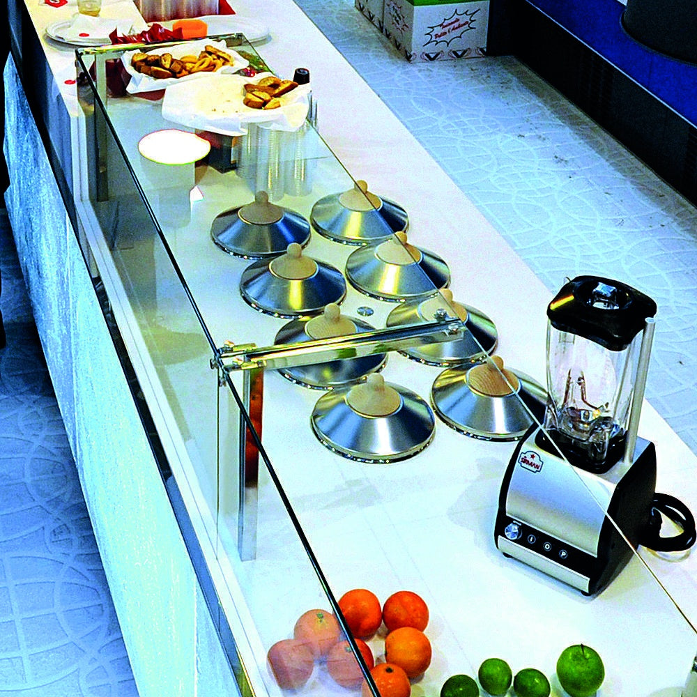 Barcellona Serve-Over Counter, Refrigerated & Hot