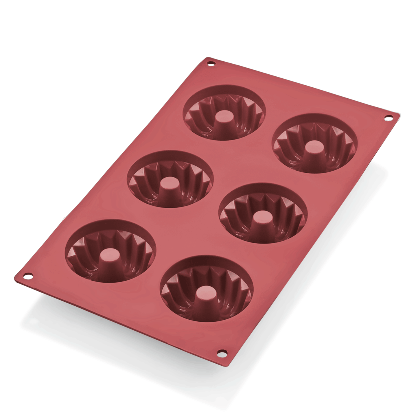 Was Bakeflex Silicone Mini Bundt Mould, 6 x Ø65 mm