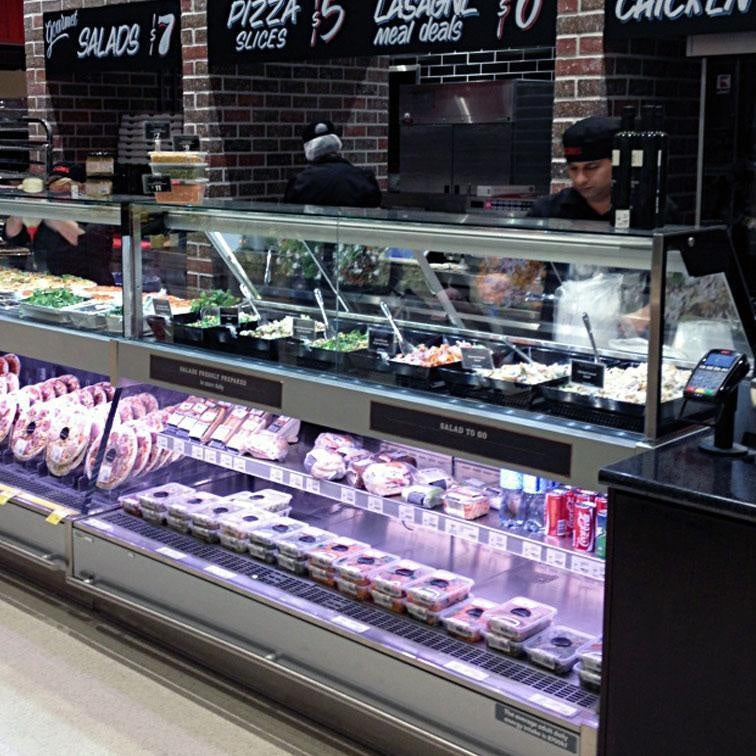Remote Serve-Over Counter, Linear, Stainless Steel