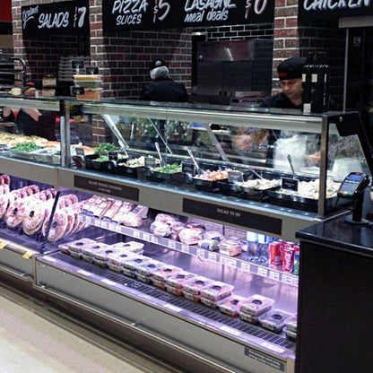 Remote Serve-Over Counter, Linear, Stainless Steel