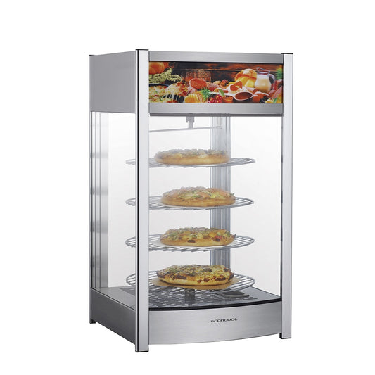 Heated Food Display Showcase, 97 L, +30/+90°C