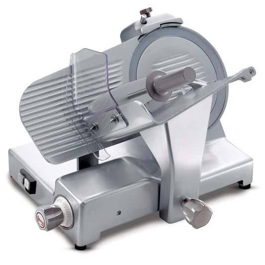 Gravity-Feed Meat Slicer, 250 mm Blade, 147 W