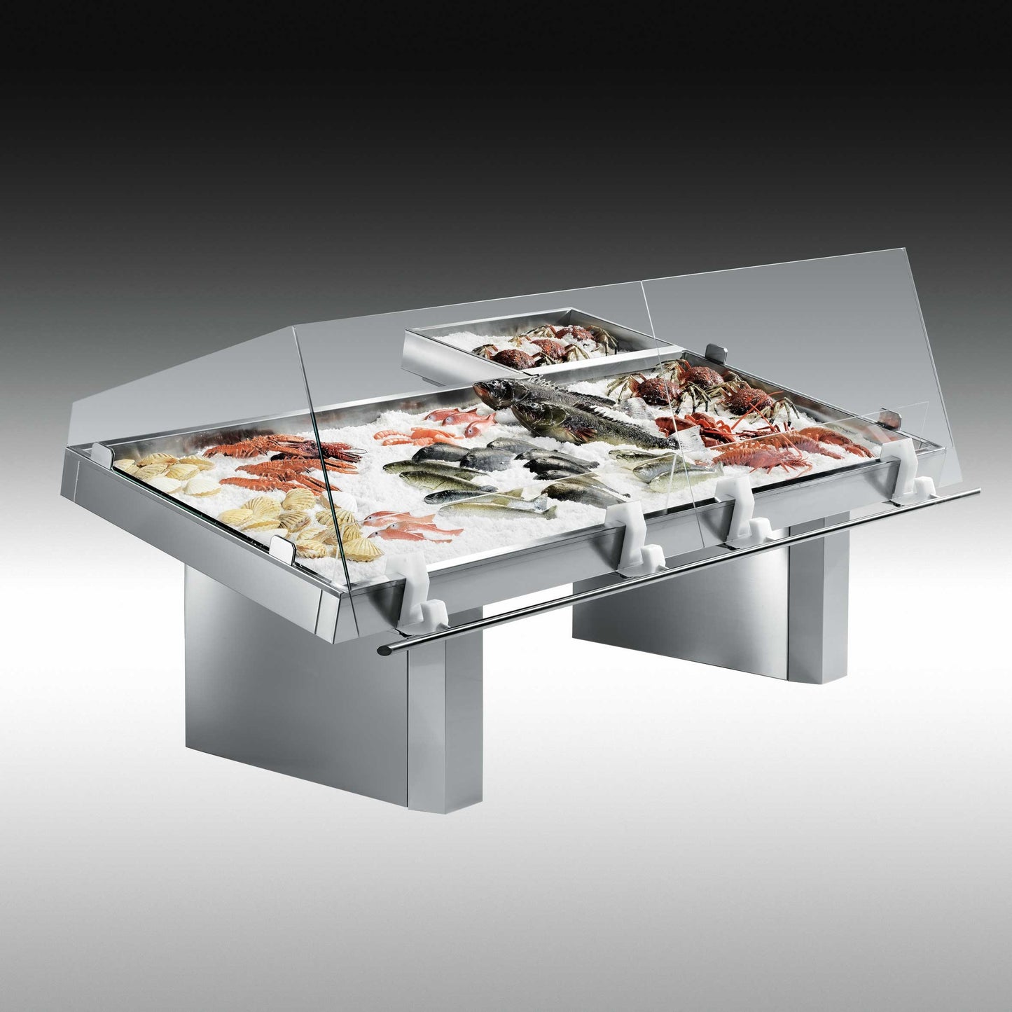 Fish Serve-Over Counter, Modular, Remote Cooling