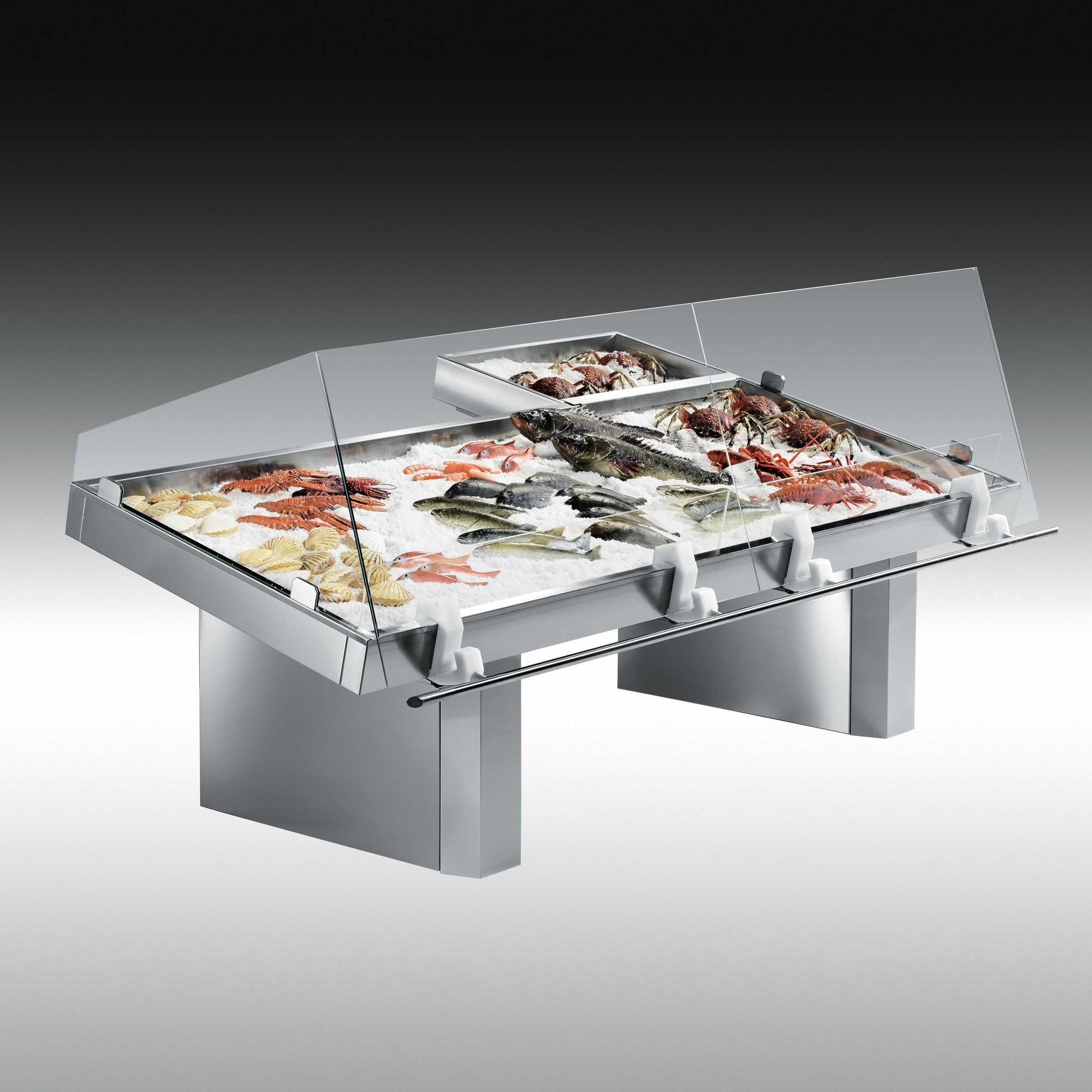 Fish Serve-Over Counter, Modular, Remote Cooling