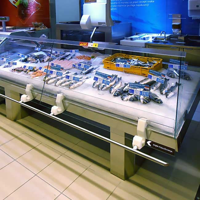 Fish Serve-Over Counter, Modular, Remote Cooling