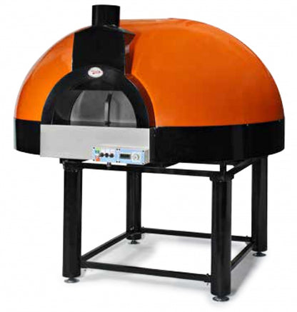Rotating Wood/Gas Pizza Oven, Ø1300 mm, 12 Pizzas