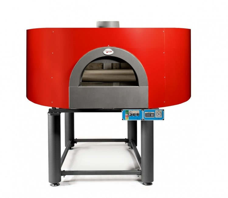 Rotary Wood-Fired Pizza Oven, ⌀130 cm, 10–12 Pizzas