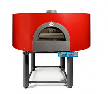 Rotary Wood-Fired Pizza Oven, Ø130 cm, 10–12 Pizzas