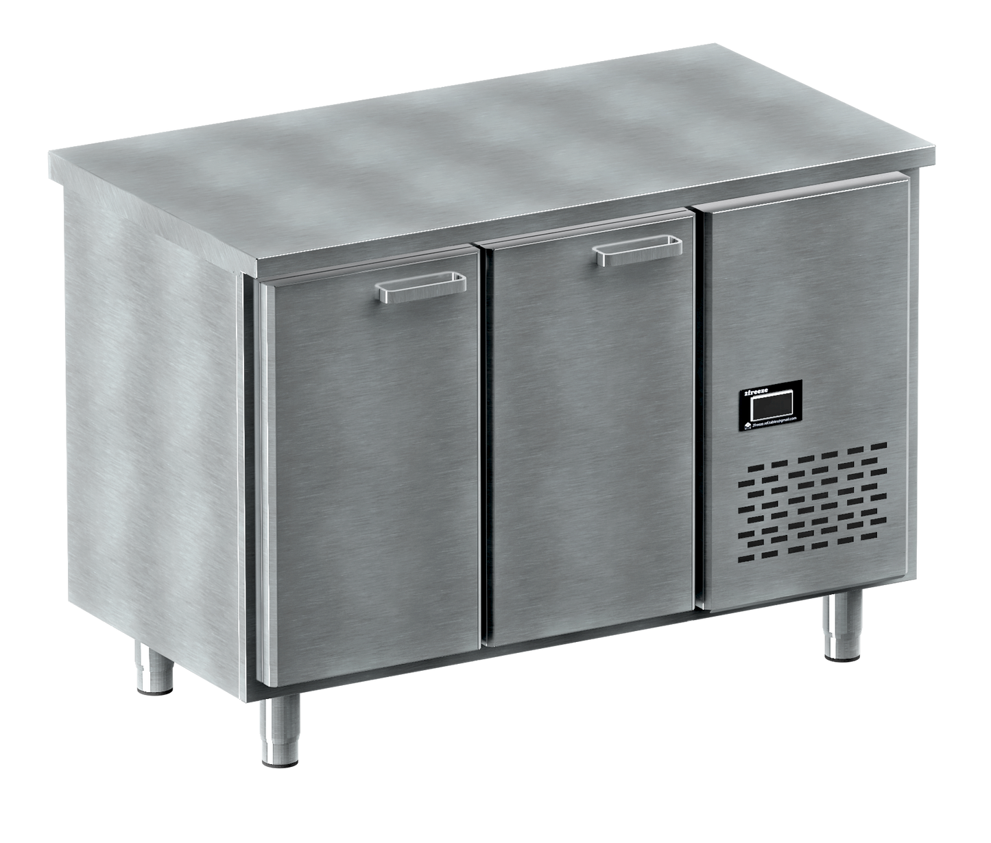 Freezer Table, 2 Doors, 1260 mm, -18/-20°C