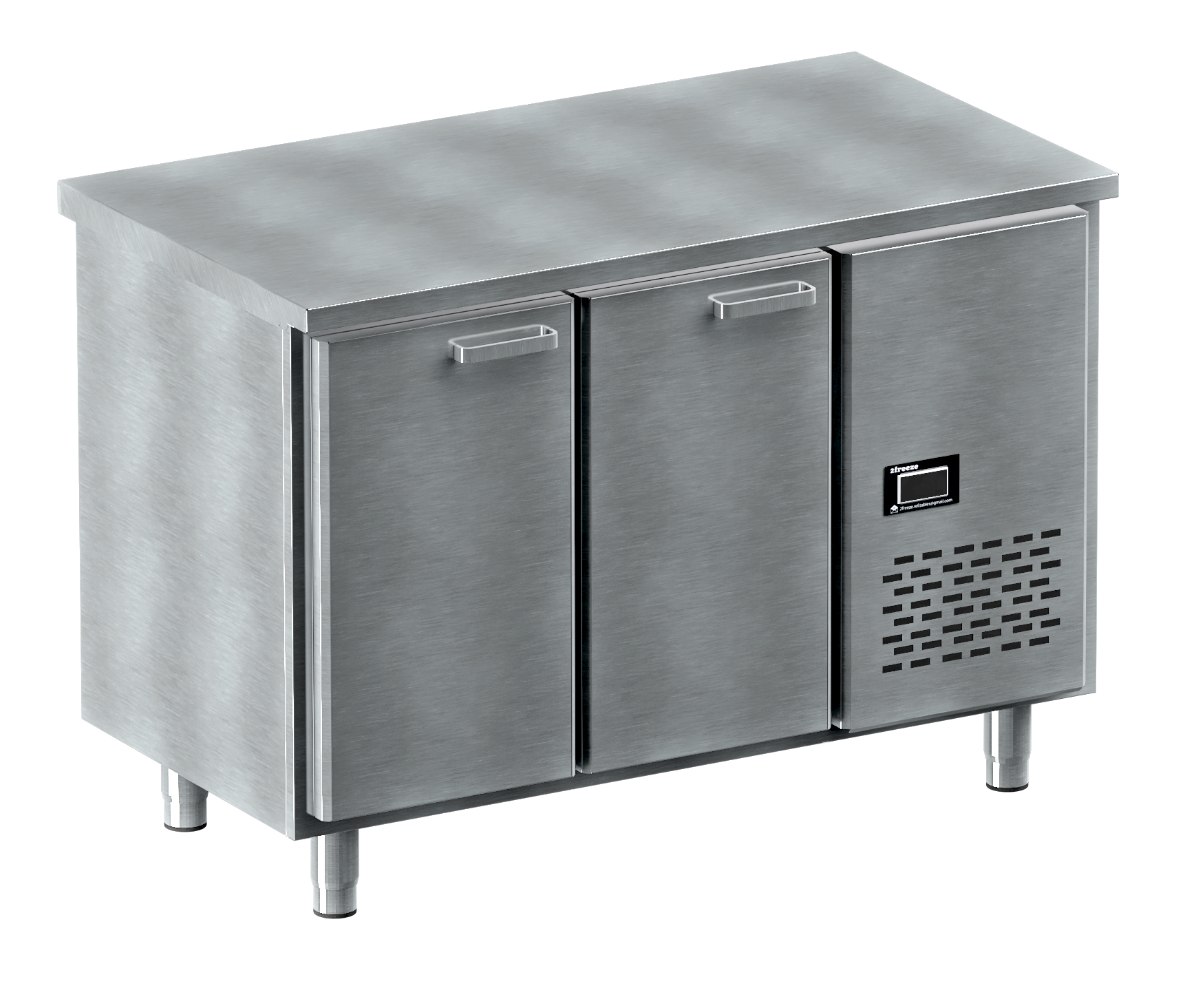 Freezer Table, 2 Doors, 1260 mm, -18/-20°C
