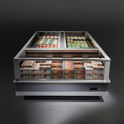 Remote Open Refrigerated Island, Twin, 702 L, -25/-18°C