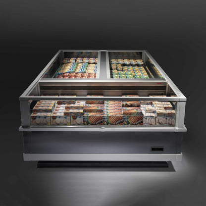 Remote Open Refrigerated Island, Twin, 702 L, -25/-18°C