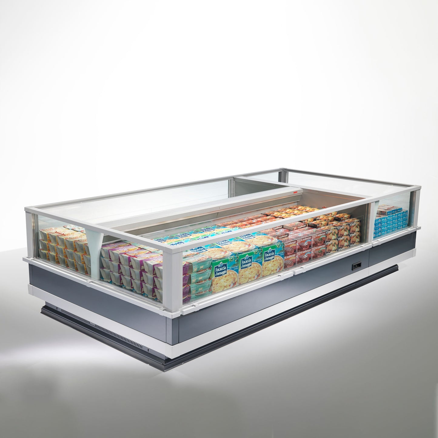 Remote Open Refrigerated Island, Twin, 702 L, -25/-18°C
