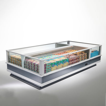 Remote Open Refrigerated Island, Twin, 702 L, -25/-18°C