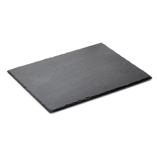 Was Slate Line Natural Slate Plate, 400×300 mm