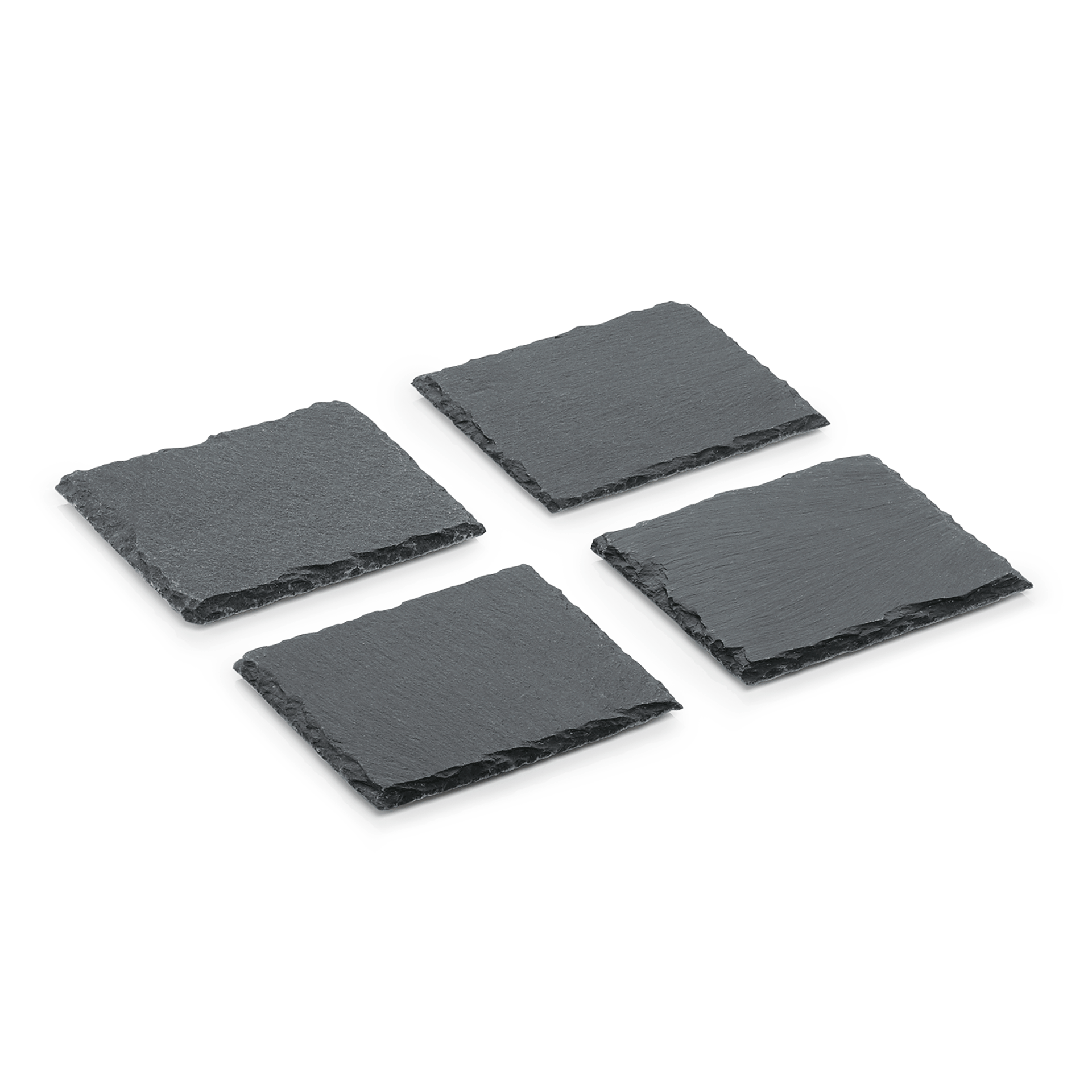 Was Slate Line Natural Slate Plate Set, Set of 4