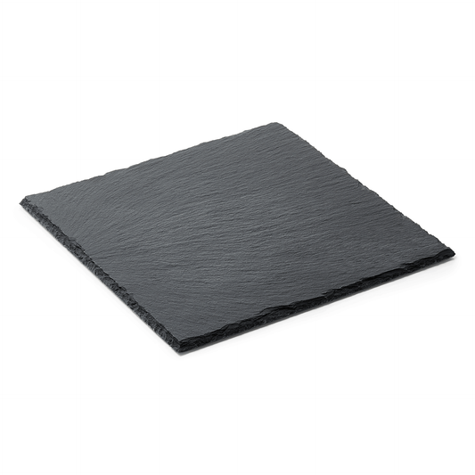 Was Slate Line Natural Slate Plate, 250×250 mm