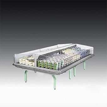 Open Refrigerated Island Display, Plug-In, R452A