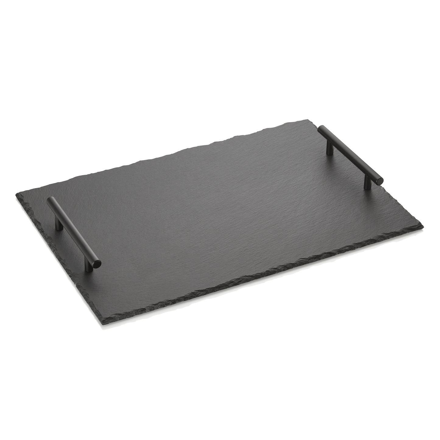 Was Slate Line Natural Slate Plate with Handles, 400×300 mm