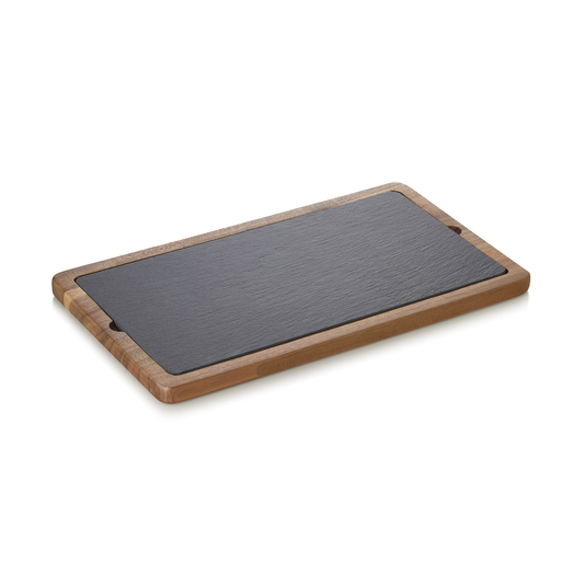 Was Slate & Serve Serving Board, 354×204 mm