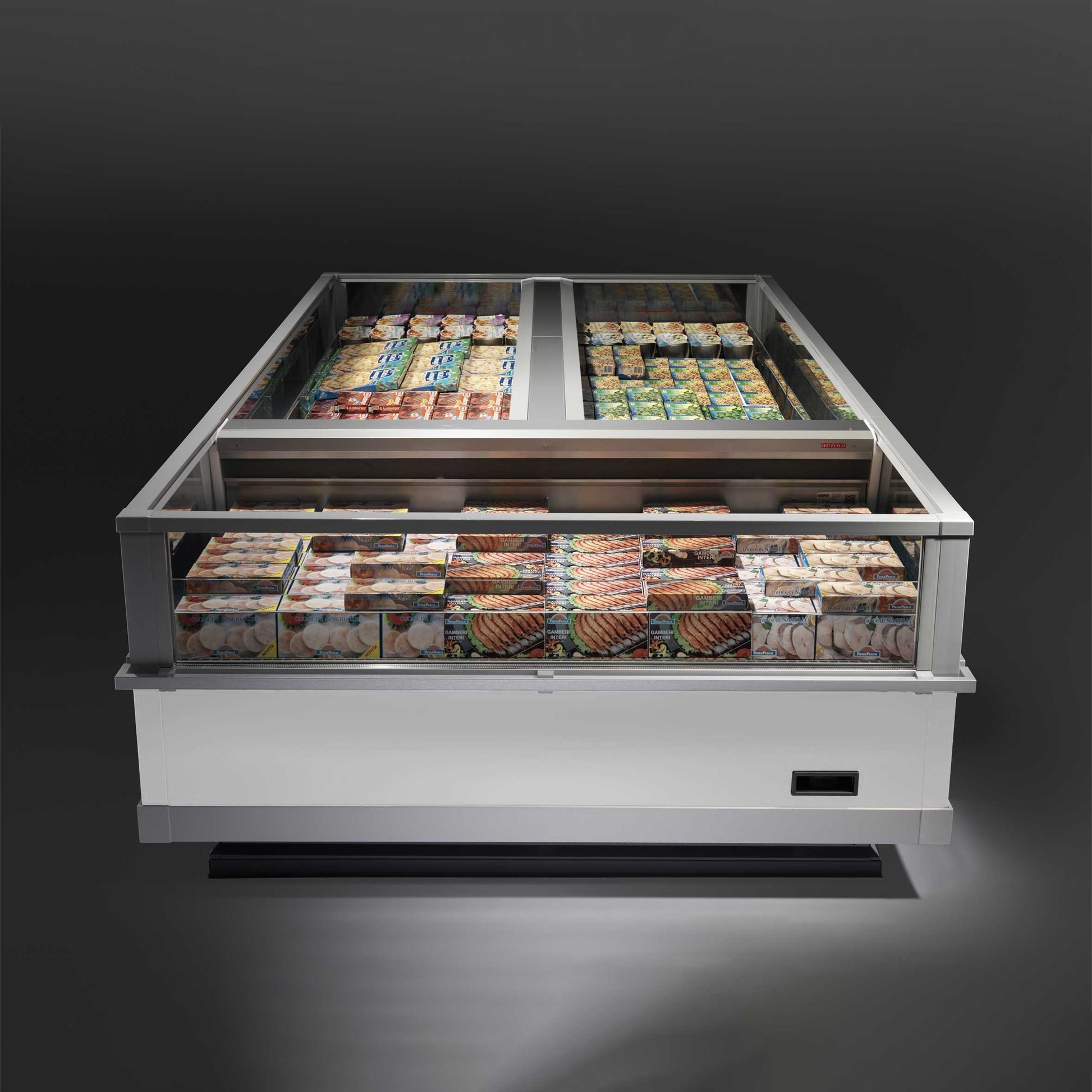Open Refrigerated Island, Narrow, -25/+2°C, Remote