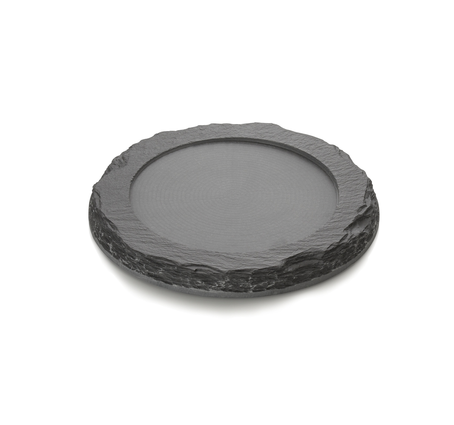 Was Slate Line Natural Slate Plate, Ø250 mm