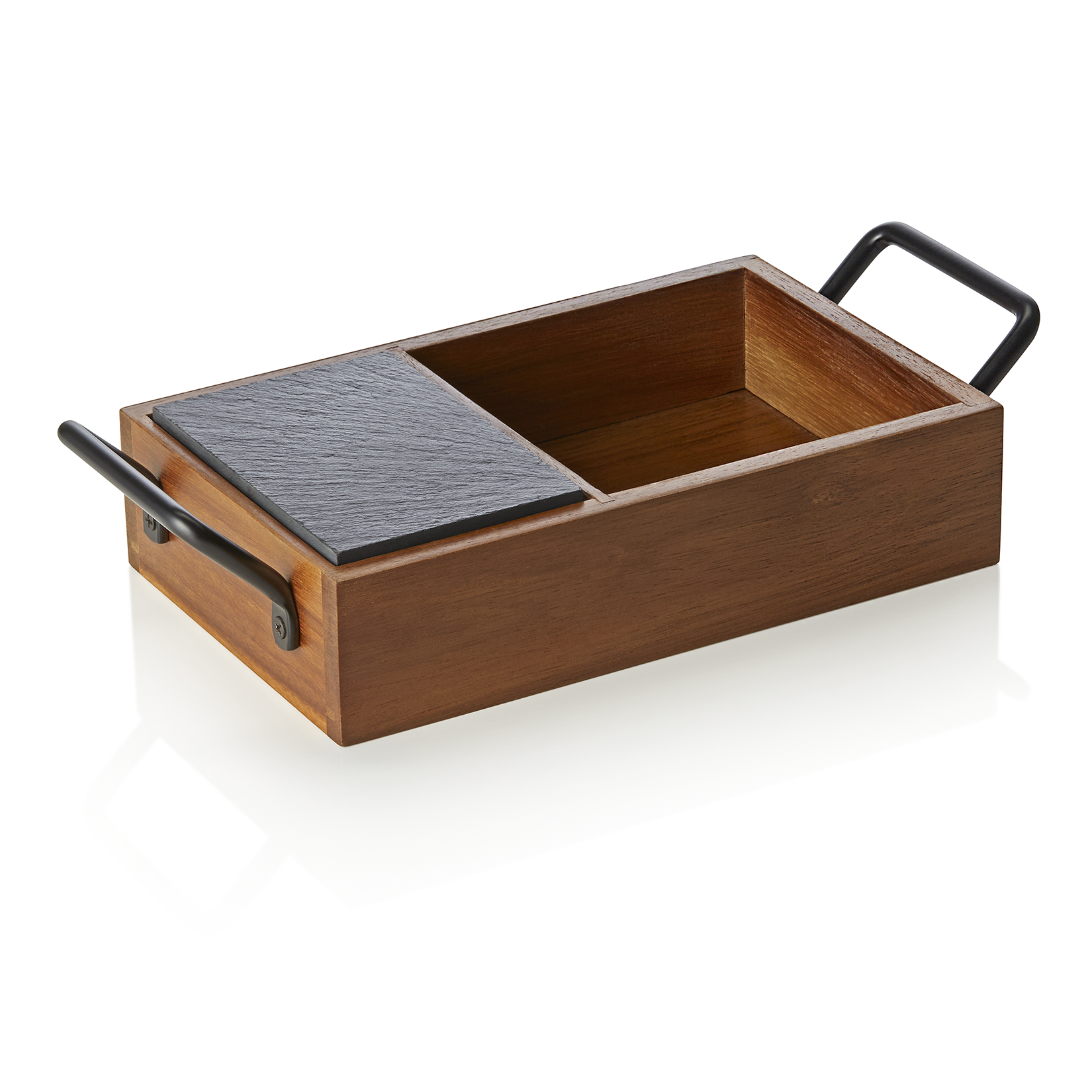Was Slate & Serve Natural Slate Slab Set, 238×152 mm