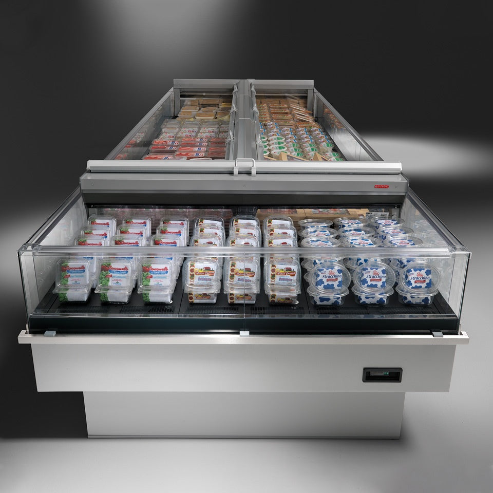 Open Refrigerated Island, Double Basin, 0/+4°C