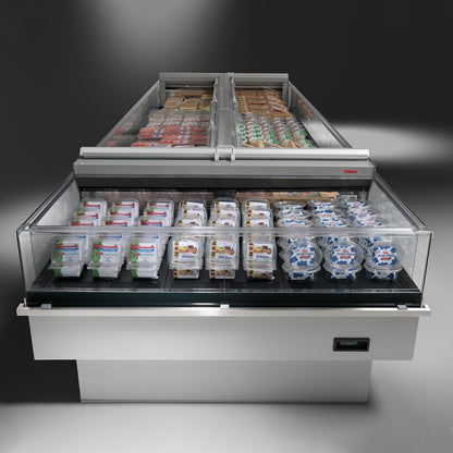 Open Refrigerated Island, Double Basin, 0/+4°C