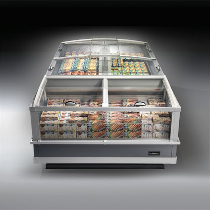 Remote Closed Island, Dual-Basin, Remote Refrigeration