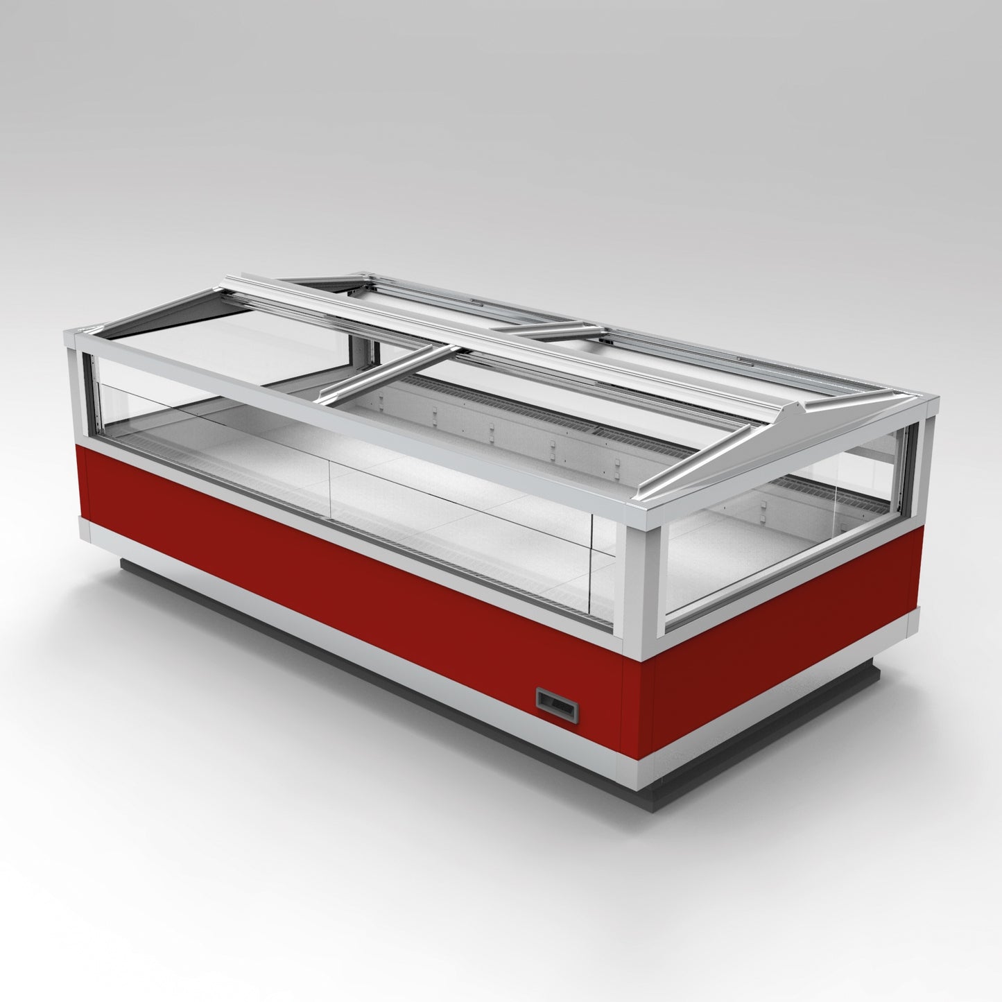 Closed Refrigerated Island, Remote, Frozen/Medium Temp