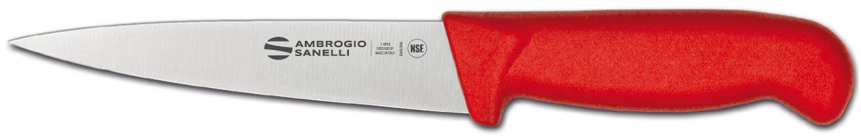 Supra Nero Sticking Knife, 16 cm, Red Handle